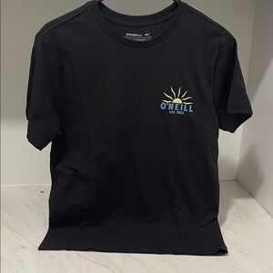 O'Neill Boys Large Black Tee New with Tag shirt Size Large